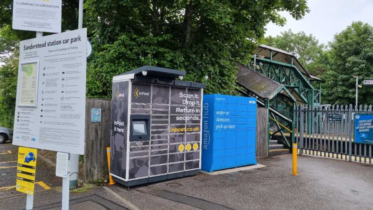 InPost locker at Station Approach, Sanderstead Road 24/7 InPost Locker - Sanderstead Station, London