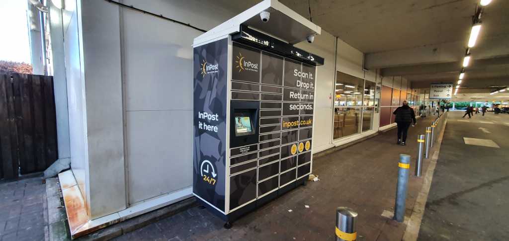 InPost locker at Centenary Way, Finsley Gate 24/7 InPost Locker - TESCO Burnley Extra, Burnley