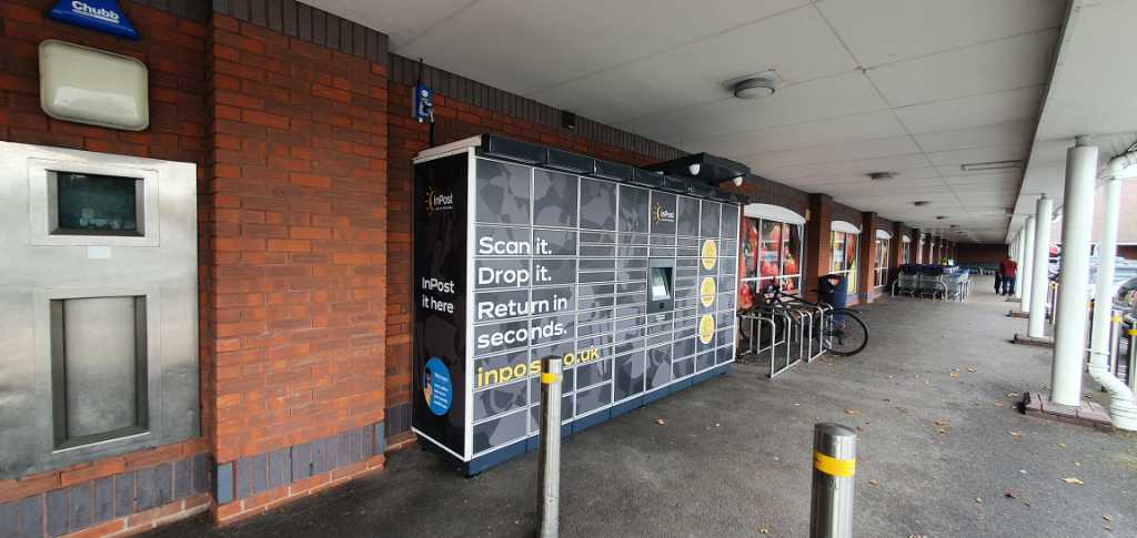 InPost locker at Fishbourne Road East 24/7 InPost Locker - TESCO Chichester Extra, Chichester