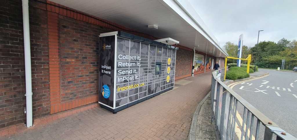 InPost locker at Hazelwick Avenue 24/7 InPost Locker - TESCO Crawley Hazelwick Extra, Crawley