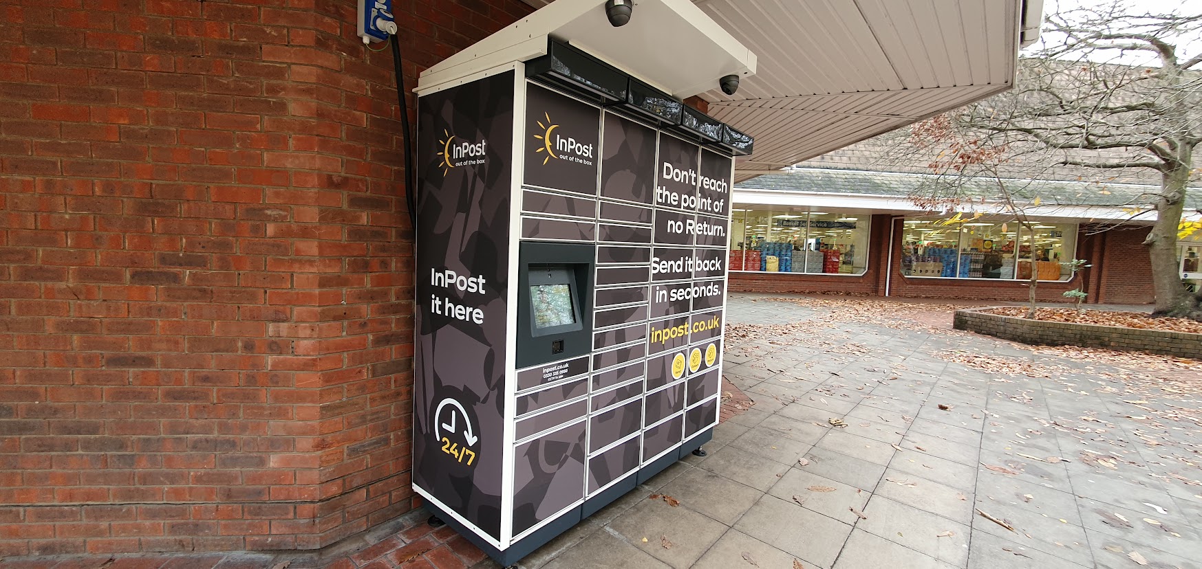 InPost locker at Highwoods Square, Highwoods 24/7 InPost Locker - TESCO Colchester Extra, Colchester