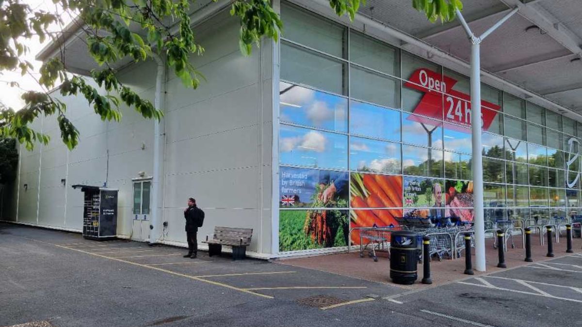 InPost locker at Lee Mill Industrial Estate 24/7 InPost Locker - TESCO Lee Mill Extra, Central Avenue