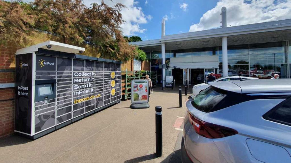 InPost locker at Old Market Road 24/7 InPost Locker - TESCO SUPERSTORE Stalham, Stalham