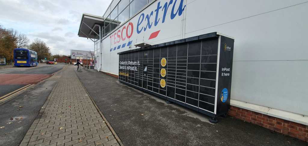 InPost locker at Hyde Road 24/7 InPost Locker - TESCO Manchester, Manchester