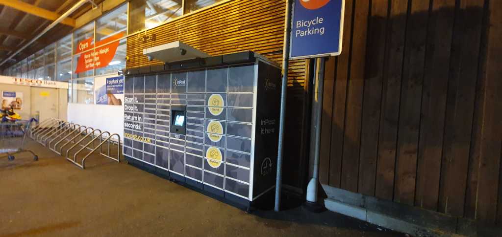InPost locker at Victoria Avenue East 24/7 InPost Locker - TESCO Blackley, Higher Blackley