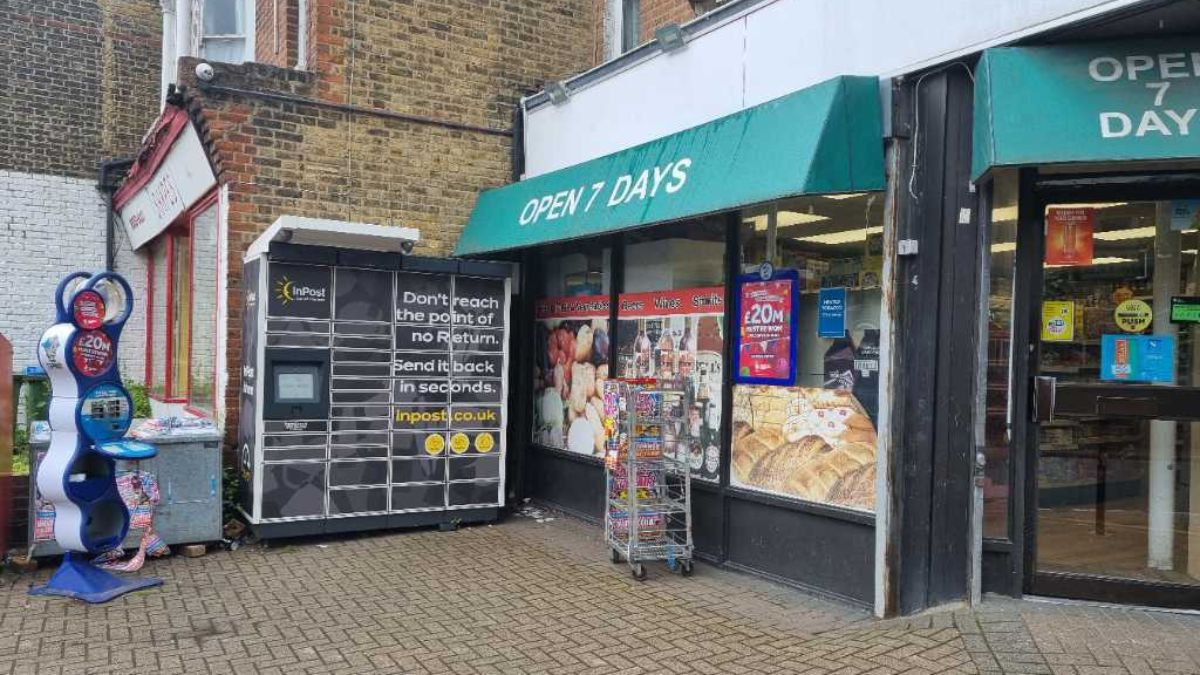 InPost locker at 11 Charlton Lane 24/7 InPost Locker - Valley Supermarket, London