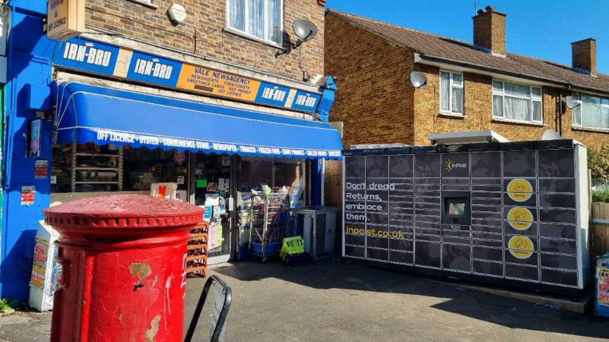 InPost locker at 22 Leigham Vale 24/7 InPost Locker - Vale Newsagents, London