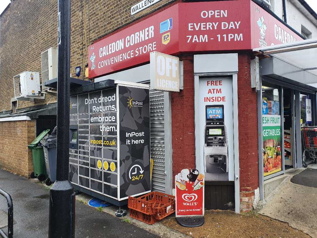 InPost locker at 194 Caledon Road 24/7 InPost Locker - Caledon Corner Convenience Store, London