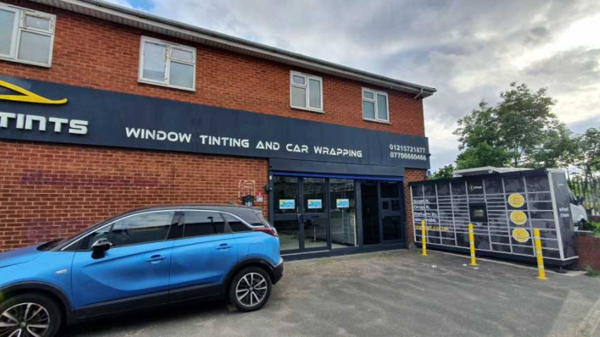 InPost locker at 101 Aston Hall Road 24/7 InPost Locker - Sunset Tints, Aston