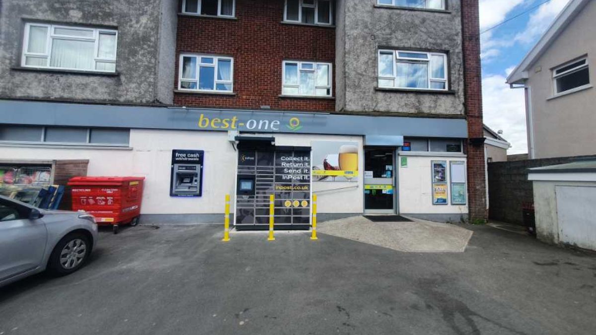 InPost locker at 26-28 Bakers Way, Bryncethin 24/7 InPost Locker - Bakers Way Store Best One, Bridgend