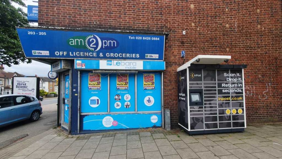 InPost locker at 203 High Road 24/7 InPost Locker - Am2PM High Road, Harrow