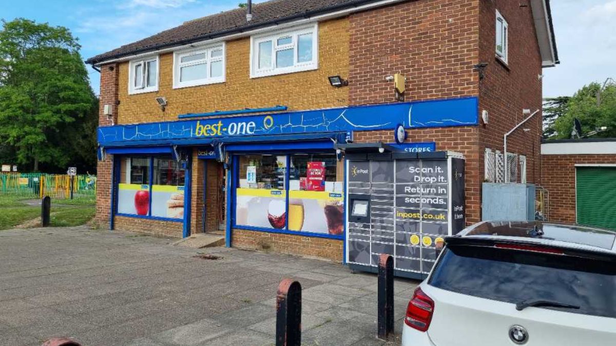 InPost locker at Hazel Avenue 24/7 InPost Locker - Best One Hazel Stores, Guildford