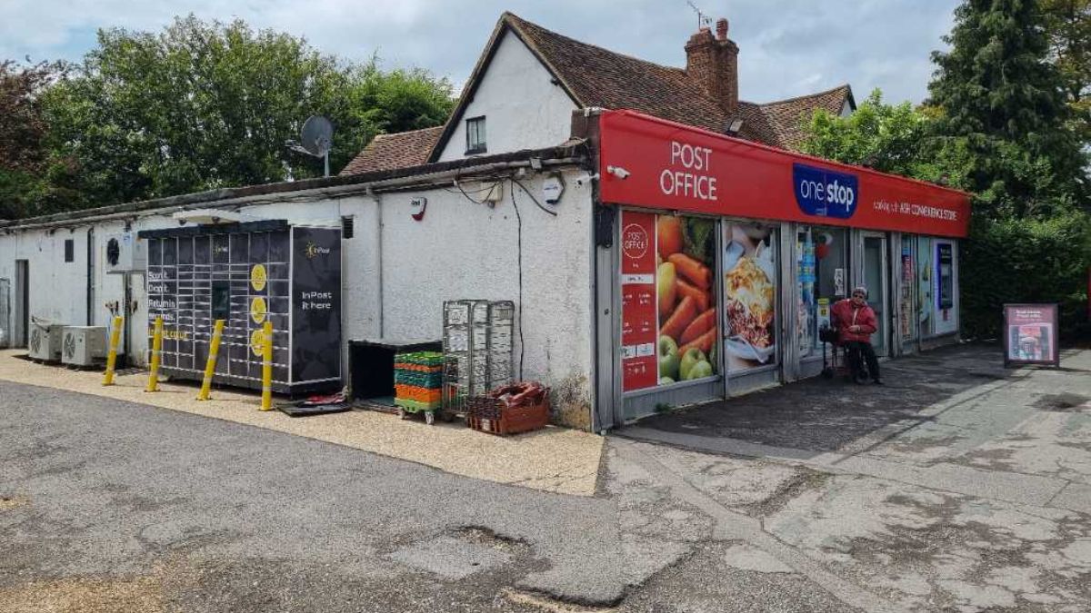 InPost locker at 58 Ash Street, Ash 24/7 InPost Locker - One Stop Ash Post Office, Aldershot