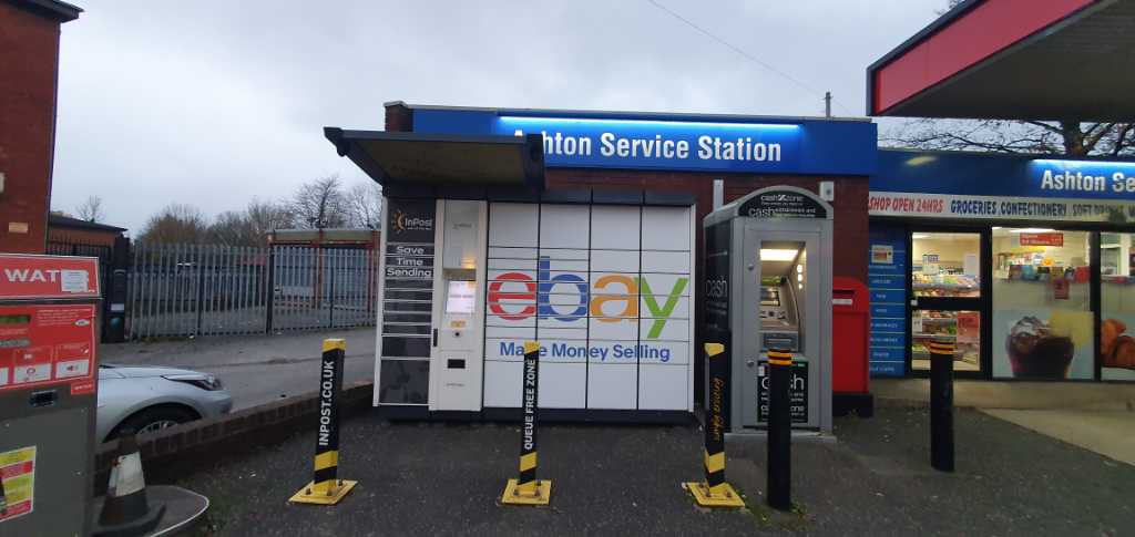 InPost locker at Stamford Street East 24/7 InPost Locker - Texaco Ashton-under-Lyne, Ashton-under-Lyne