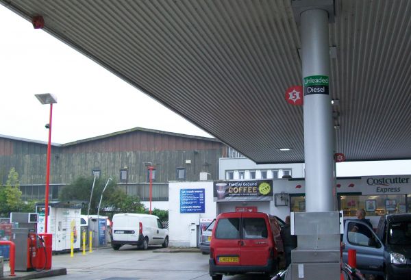 InPost locker at Blandford Road 24/7 InPost Locker - Esso Blandford Road, Poole