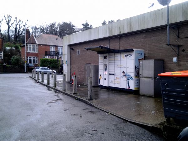 InPost locker at Sedlescombe Road North 24/7 InPost Locker - Texaco Sedlescombe Road North, Hastings