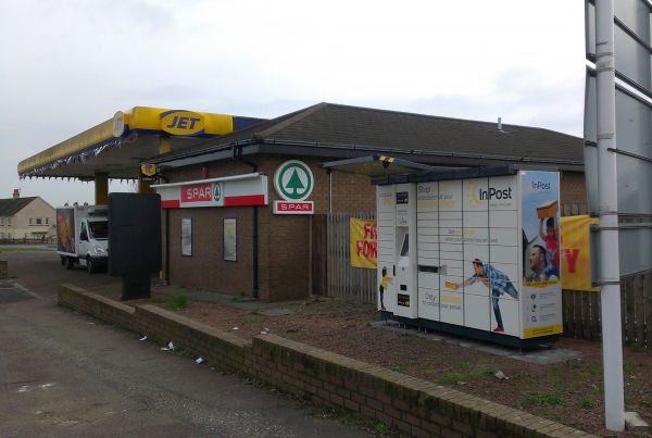 InPost locker at Windygates Road 24/7 InPost Locker - JET Windygates Road, Leven