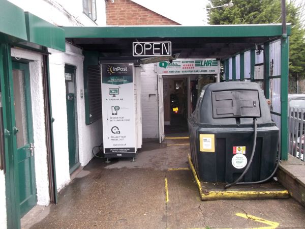 InPost locker at 91 Station Road 24/7 InPost Locker - Redwoods of Heathrow, London/Hillingdon