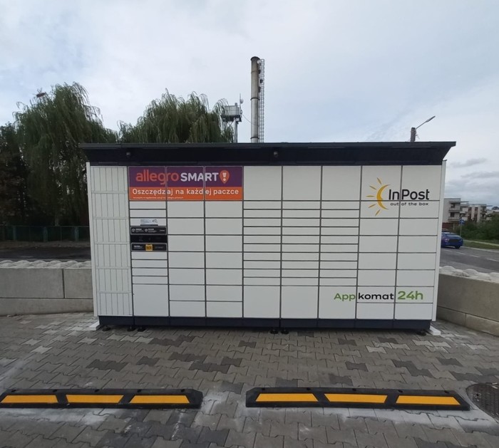 Paczkomat BBG01BAPP Na myjni bezdotykowej