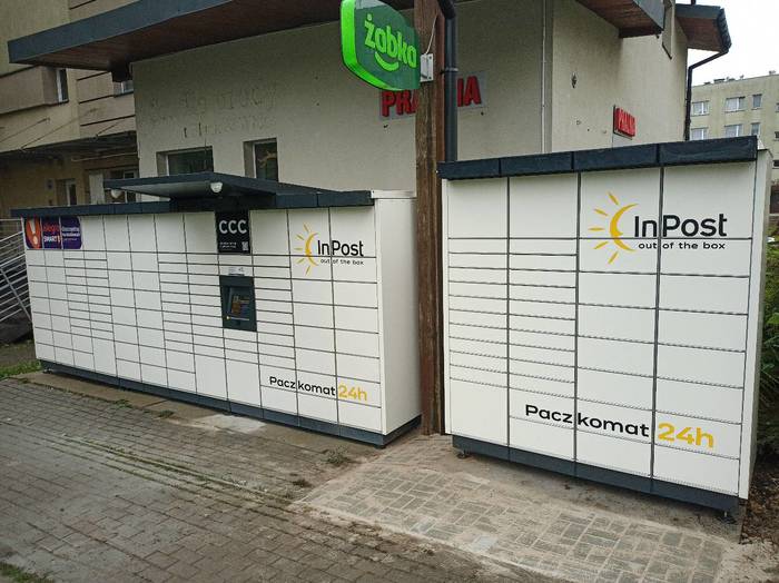 Paczkomat BBI29M Przed pralnią
