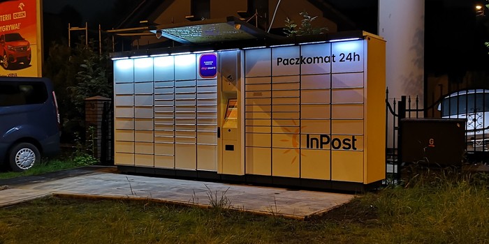 Поштомат BED07A Obok firmy DawPol Wynajem Samochodów