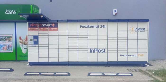 Paczkomat BEL09N Przy sklepie Żabka