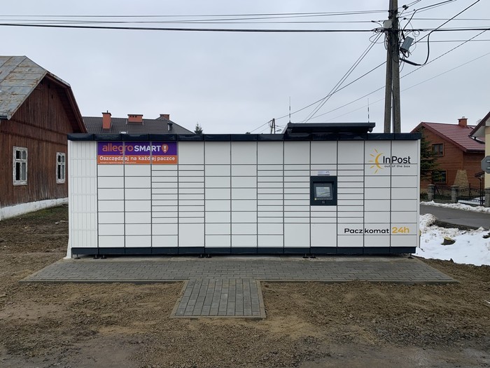 Paczkomat BES02M Parking posesja prywatna