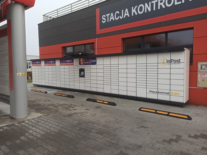 Paczkomat BGI01M Przy stacji kontroli pojazdów