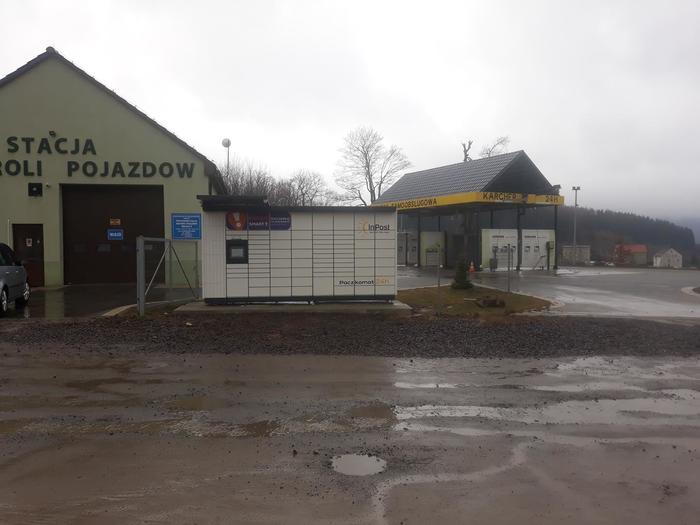 Paczkomat BGO01M Przy stacji kontroli pojazdów
