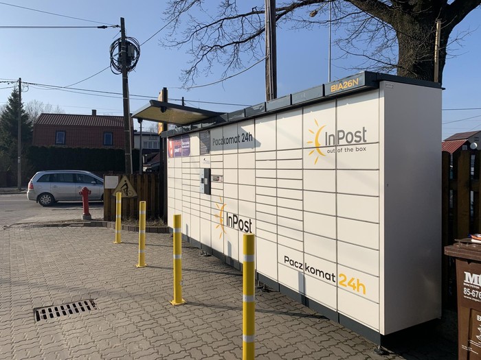 Parcel Locker BIA26N parking myjni samochodowej
