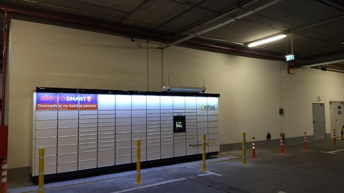 Paczkomat BIA82M Parking wewnętrzny poziom 0