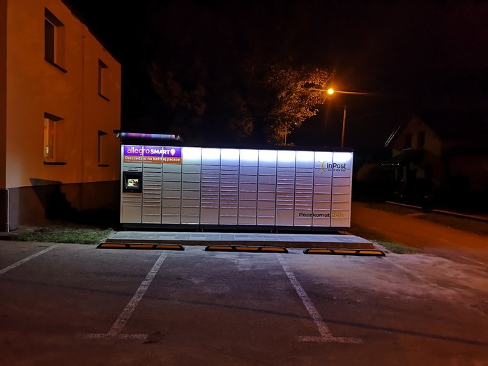 Paczkomat BJV01M Parking z tyłu OSP Bojszowy Nowe