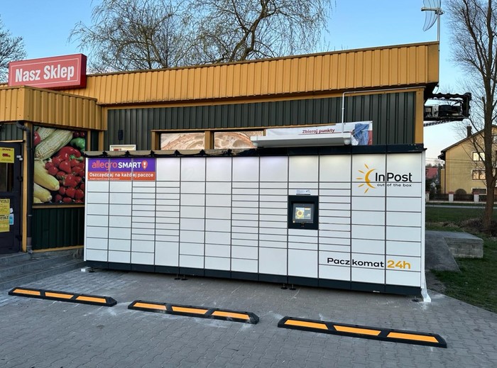 Paczkomat BKR03M Przy sklepie