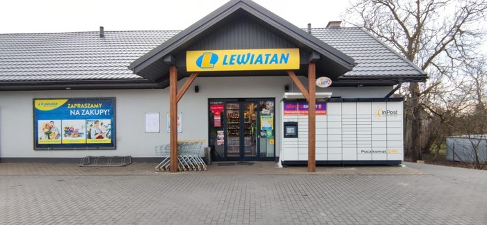 Paczkomat BOLT01M Przy sklepie Lewiatan