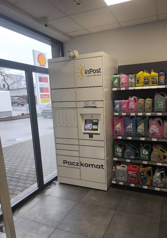 Paczkomat BRD05HP Na stacji Shell