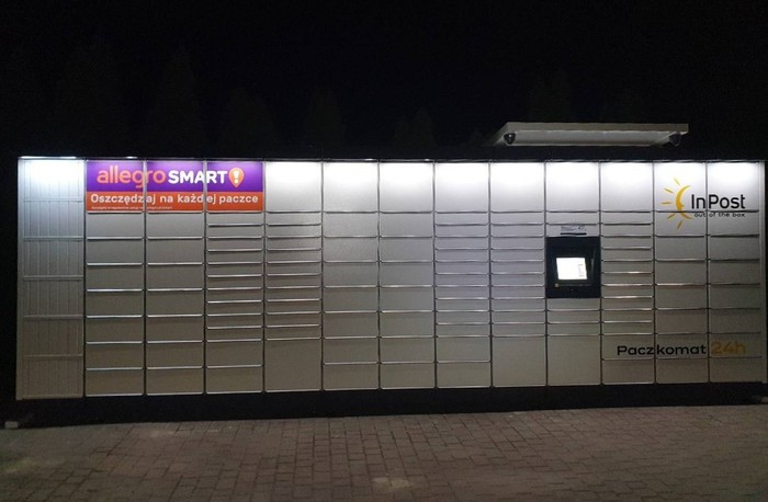 Paczkomat BRU03M Przy stacji kontroli pojazdów