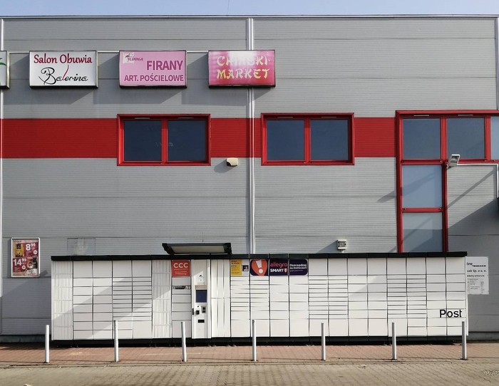 Paczkomat BSC01MP Przy sklepie Intermarche