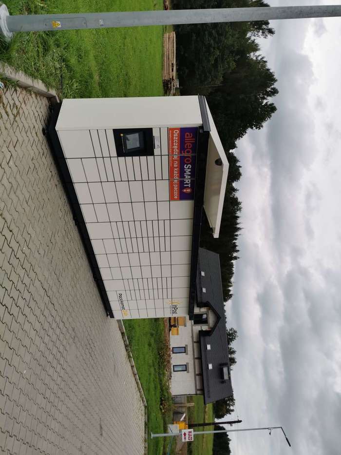 Поштомат BTP01M Mynia na skręcie na Przydonicę