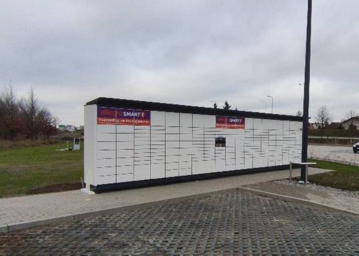 Parcel Locker BVK02BAPP Na parkingu Lidla