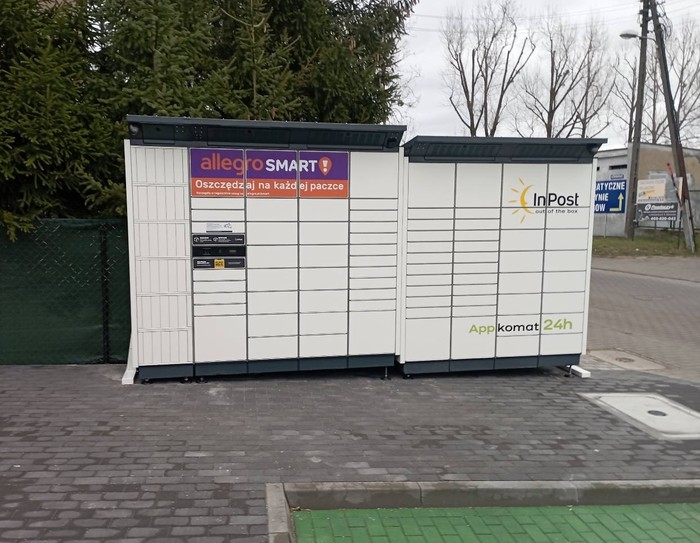 Paczkomat BWO01BAPP parking przy sklepie Żabka