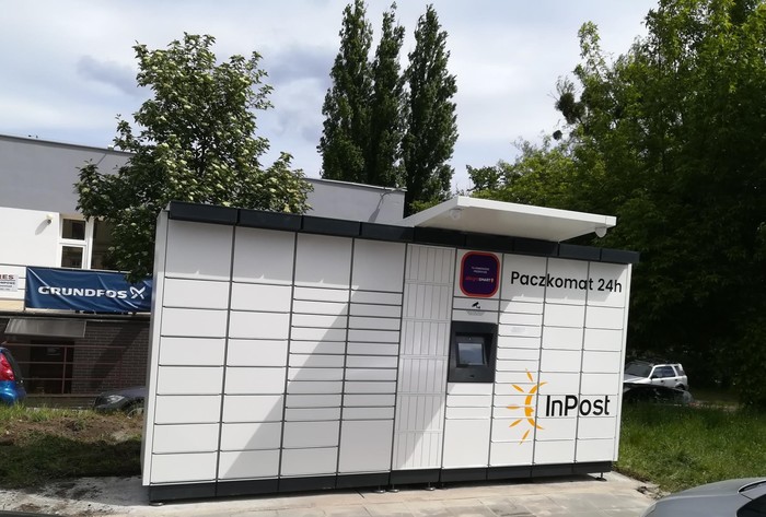 Parcel Locker BYD01M Parking NOT wjazd od str. Św. Floriana