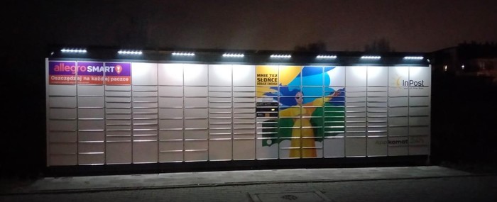 Parcel Locker BYD11BAPP Przy budynkach mieszkalnych
