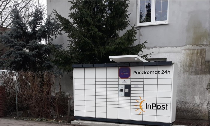 Paczkomat BYD34N Na prywatnej posesji Boczna 2 Bydgoszcz