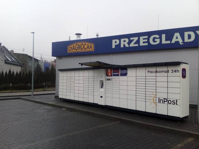 Paczkomat BYT07A Przy Stacji Kontroli Pojazdów Diagnocar