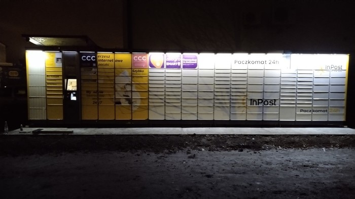 Paczkomat BYT08M Przy sklepie Lidl