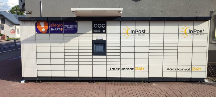 Paczkomat BZE01M Przy sklepie Groszek