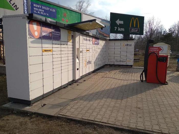 Paczkomat CAR01A Przy myjni bezdotykowej