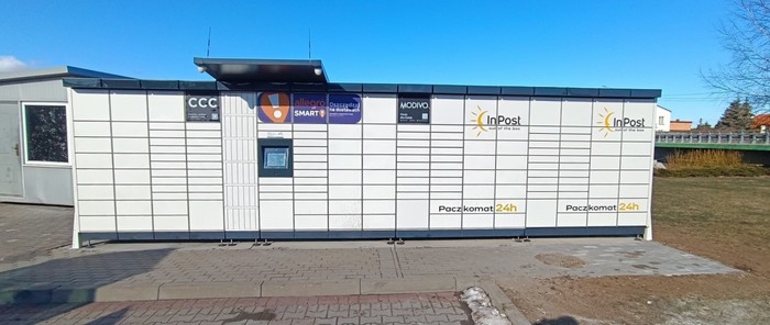 Paczkomat CEE01M Przy myjni bezdotykowej