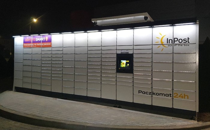 Paczkomat CHC14M Przy stacji kontroli pojazdów