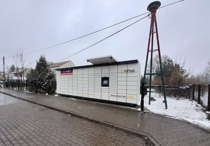 Paczkomat CIX01M przy OSP Cisie